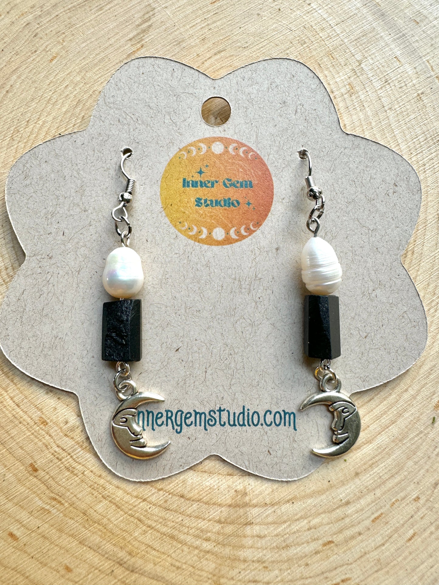 Sabrina Black Tourmaline Earrings