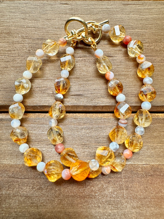 Citrine bracelets