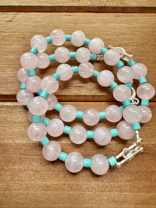 Rose Quartz bracelet multiple