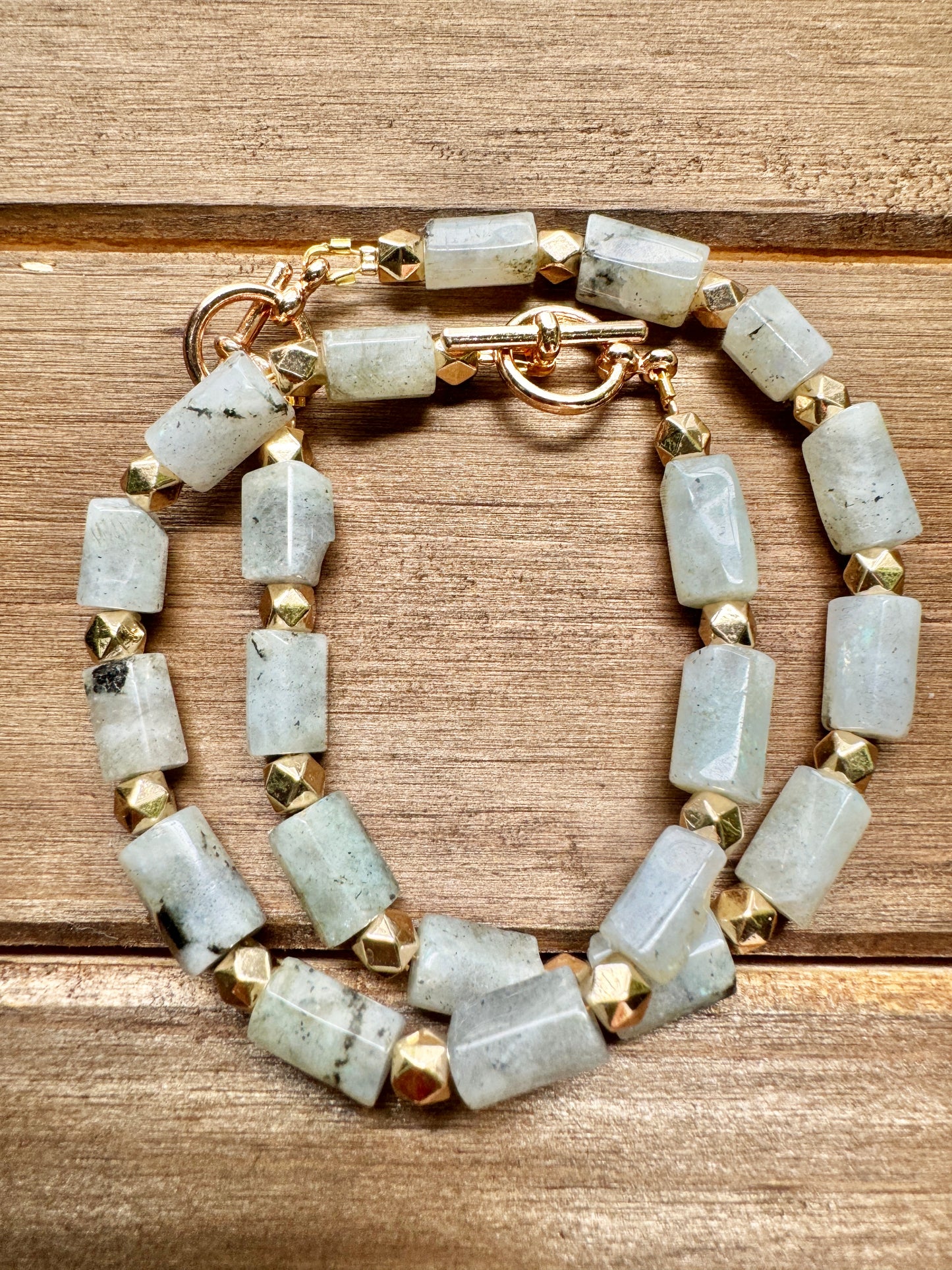 Labradorite bracelet