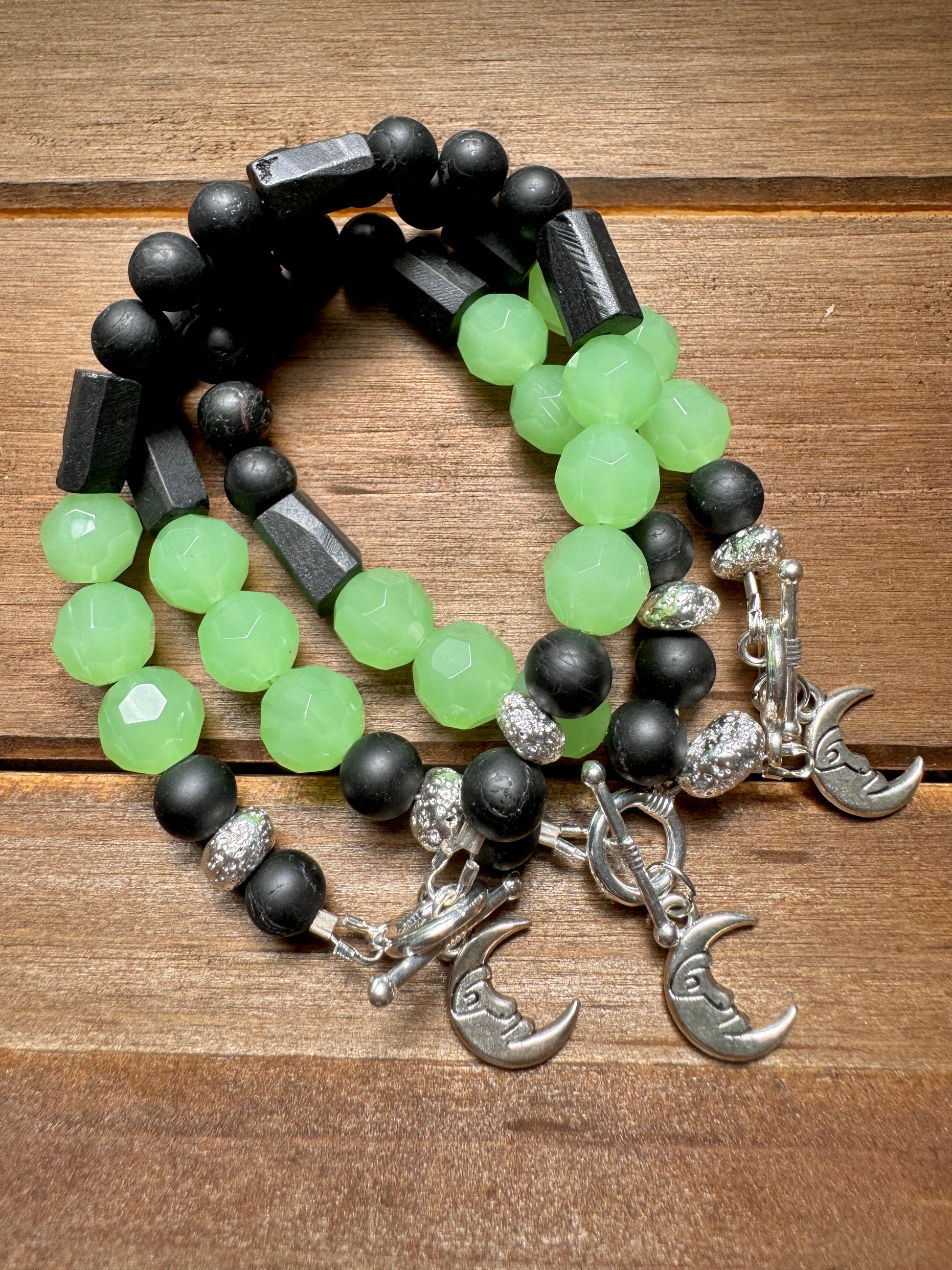 black tourmaline bracelet multiple
